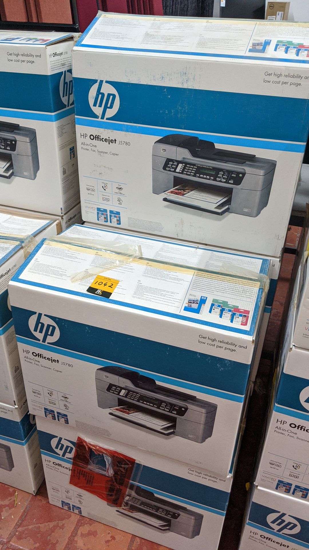 5 off HP OfficeJet J5780 combination printer fax scanner copiers. This is one of a large number of - Image 2 of 3