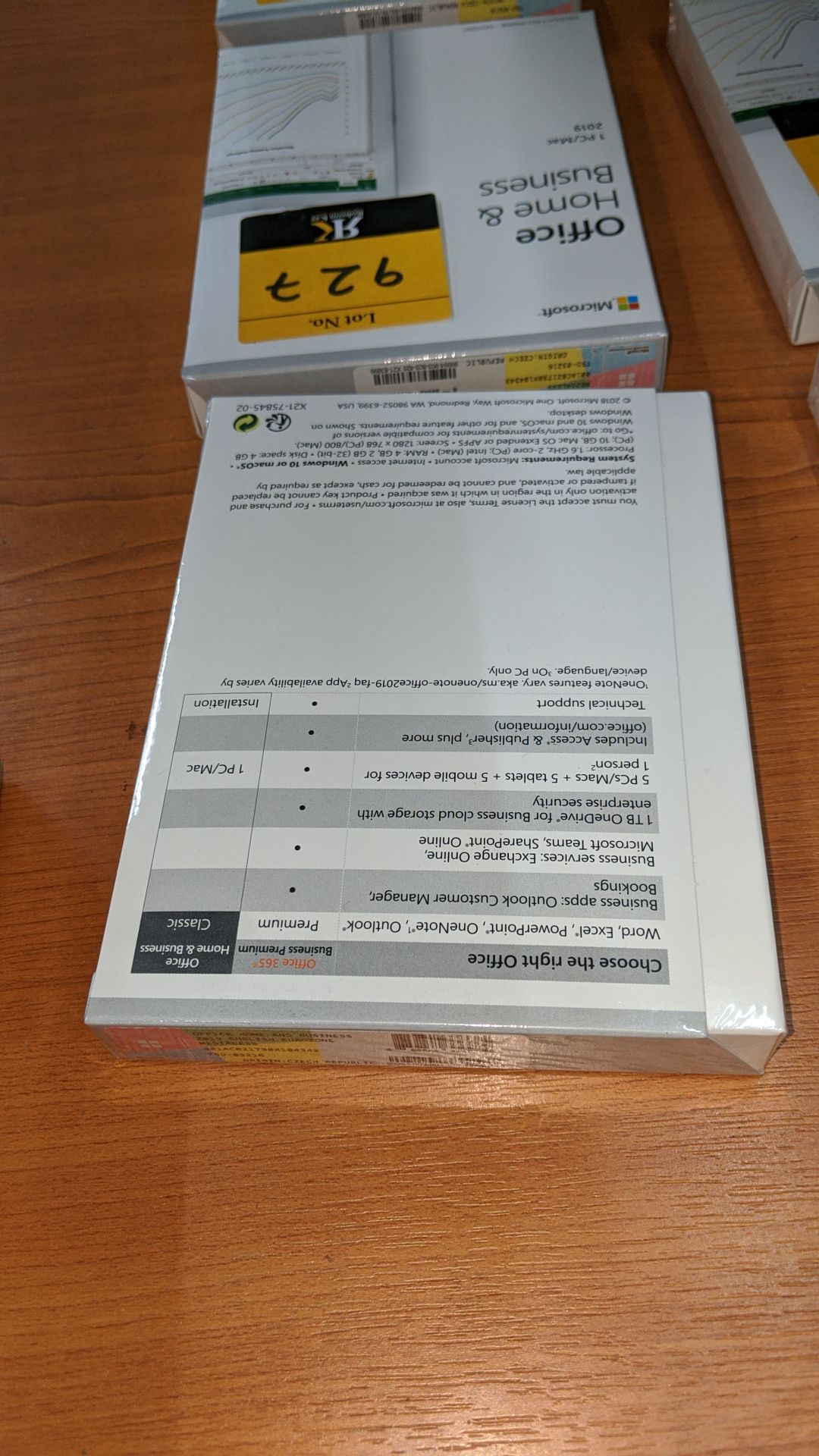 Microsoft Office Home & Business 2019 for PC/MAC. This lot comprises a sealed box with licence - Image 3 of 3