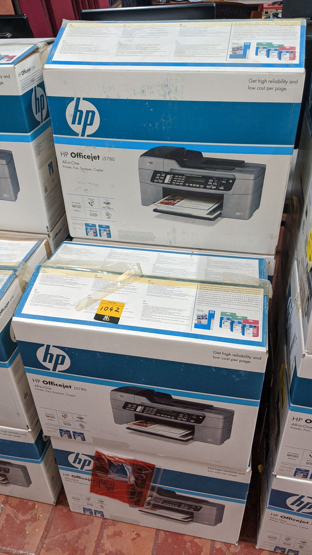 5 off HP OfficeJet J5780 combination printer fax scanner copiers. This is one of a large number of - Image 3 of 3