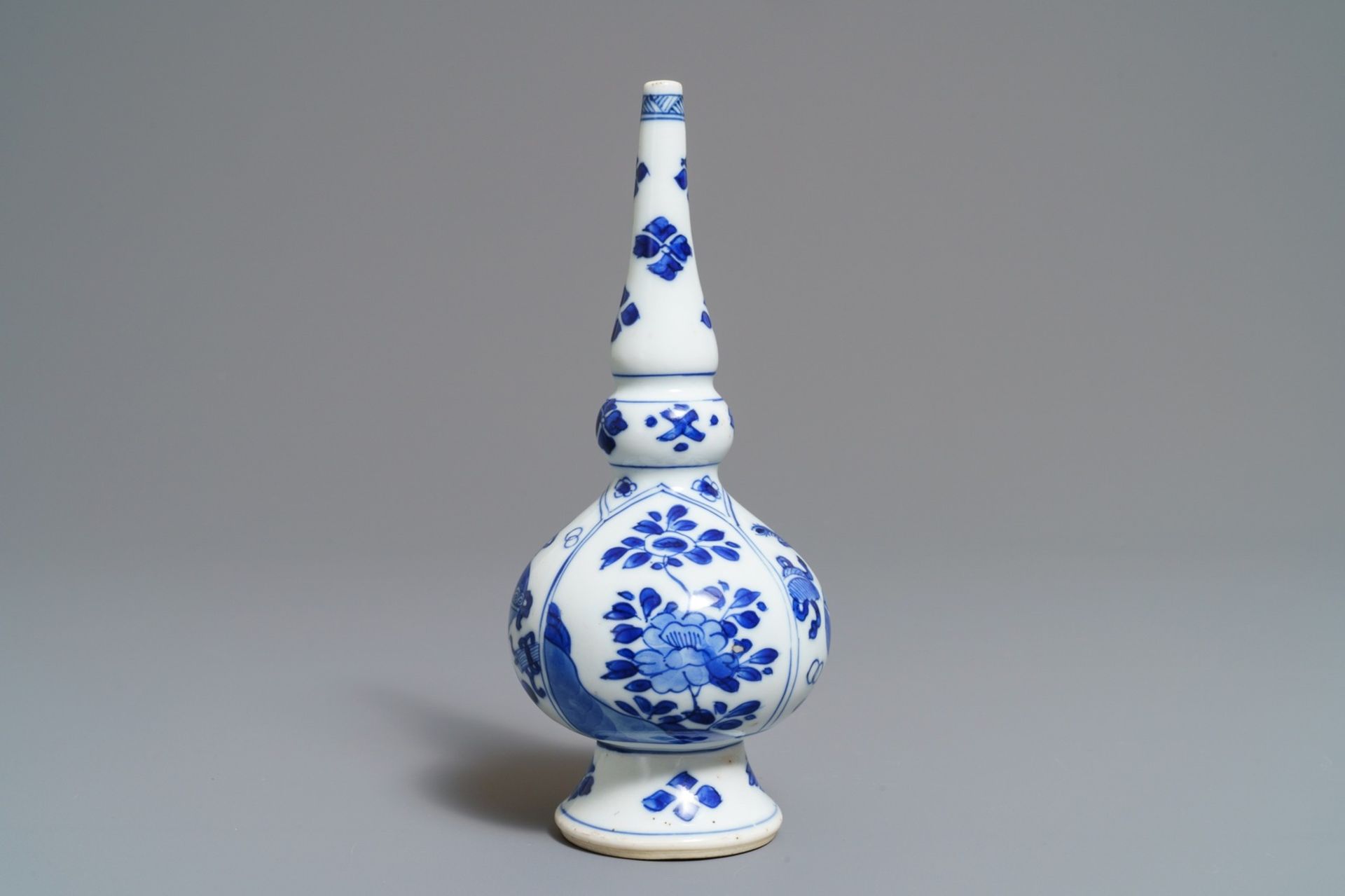 A Chinese blue and white Islamic market sprinkler, Kangxi - Image 4 of 6