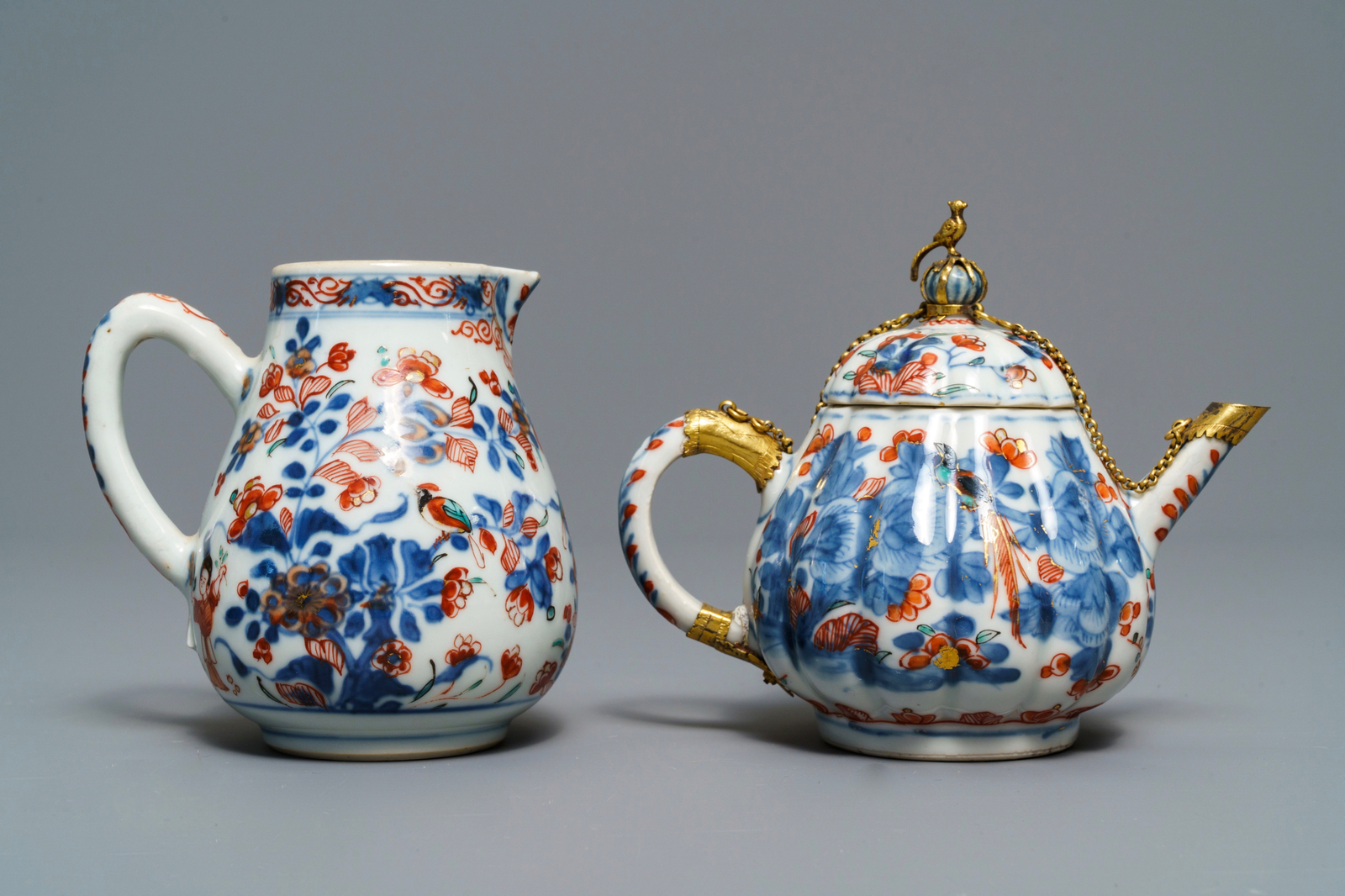 Nine Chinese blue & white miniature vases, 'Amsterdams bont' teapot and a milk jug, Kangxi & later - Image 12 of 15