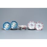 Ten Chinese famille rose plates and a bowl, Qianlong