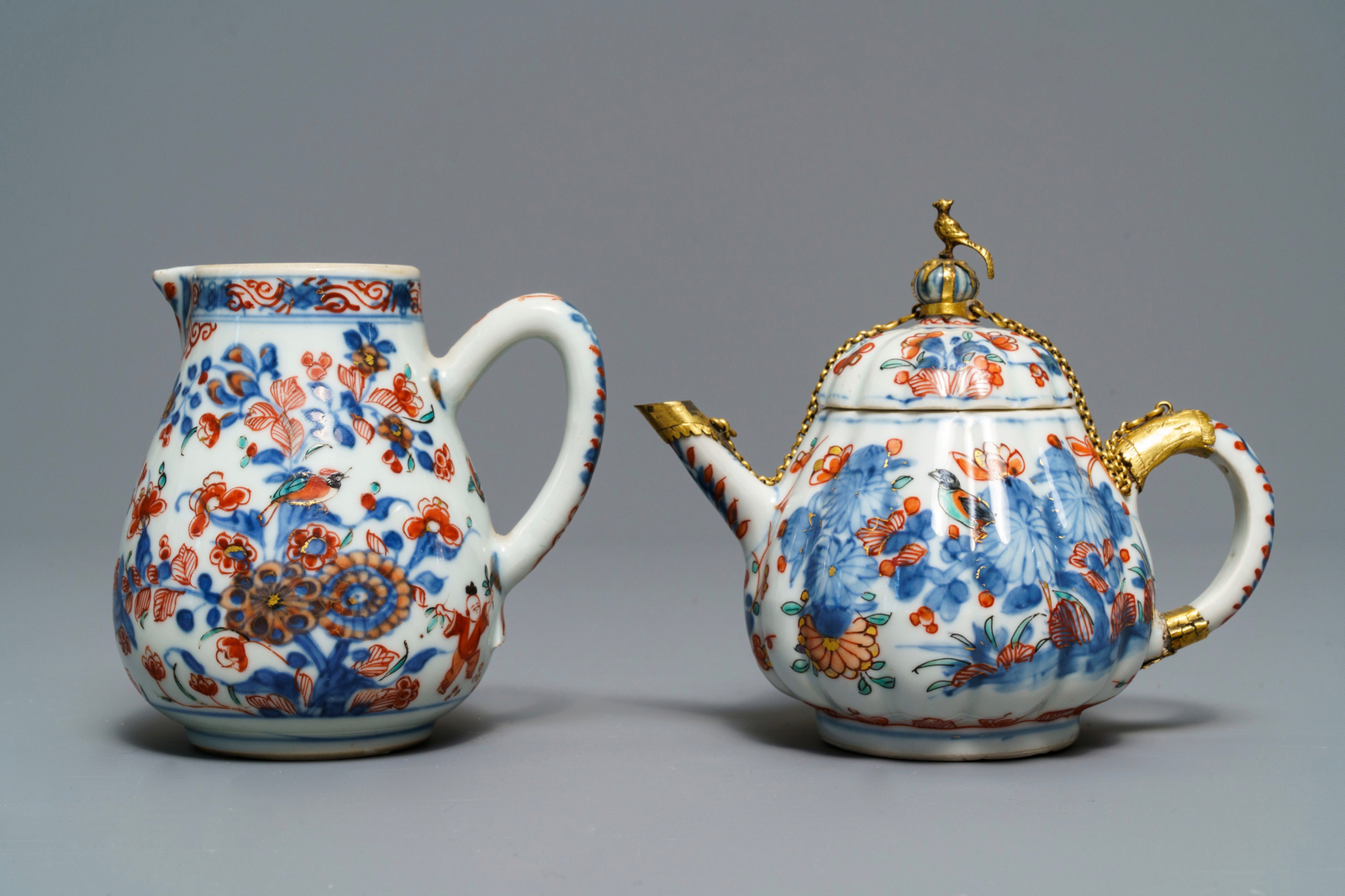 Nine Chinese blue & white miniature vases, 'Amsterdams bont' teapot and a milk jug, Kangxi & later - Image 10 of 15