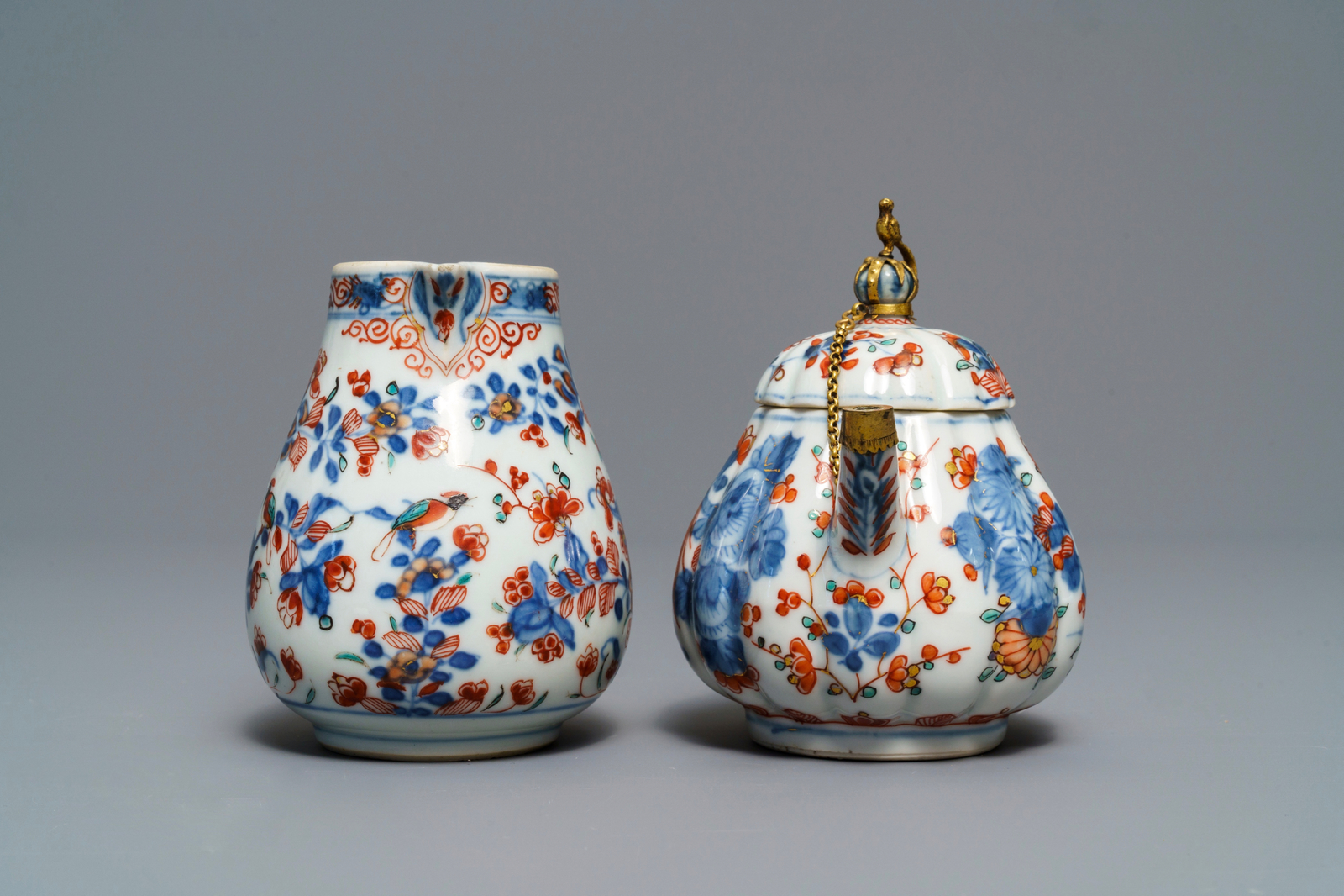 Nine Chinese blue & white miniature vases, 'Amsterdams bont' teapot and a milk jug, Kangxi & later - Image 13 of 15
