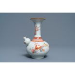 A Chinese Dutch-decorated Kakiemon-style kendi, Qianlong