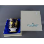 Boxed Coalport bone china commemorative for Queen Elizabeth II Silver Jubilee, no. 971/2000