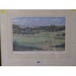 CRAIG CAMPBELL limited edition (146/500) print - titled 'Bunkered, the 17th Hole, Gleneagles',