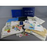 Stamps including good commemorative and other mainly unused and mint stamps in two albums and