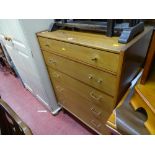 Mid Century five drawer chest