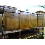 Mid Century sideboard with four drawers over four base cupboards