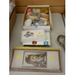 Quantity of vintage haberdashery and decorative confectionary boxes