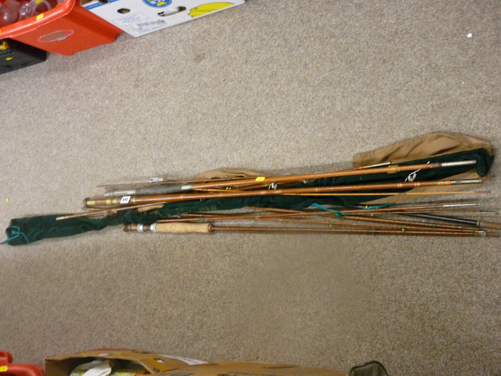 Quantity of vintage fly fishing rods