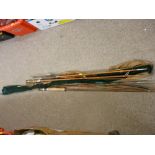 Quantity of vintage fly fishing rods