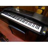 Yamaha Clavinova CVP55 advanced wave memory electric piano/organ and a stool E/T