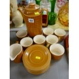 Hornsea 'Saffron' part coffee set