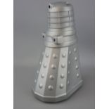 Rare silver colour 'Dalek Toy' BBC TV 1965, Made in England by Herts Plastic Moulders Ltd (main body