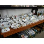 Extensive collection of Royal Worcester 'Evesham' dinner, tea and oven to tableware