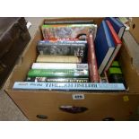 Box of mainly sporting books