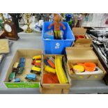 Mixed selection of vintage and later toys and diecast vehicles