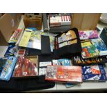 Large parcel of artist's materials, pastels, paints etc