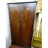 Stag mahogany two door wardrobe