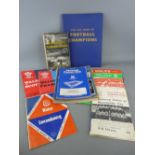 Collection of football and rugby programmes, magazines and ephemera, 1950s/60s/70s dates
