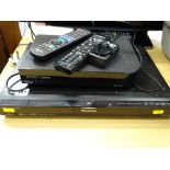 Panasonic HDD & DVD recorder, model no. DMR-EX77 and a You View Huawei digital TV box E/T
