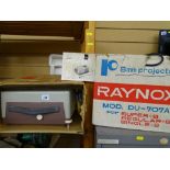 Vintage Raynox 8mm cine projector and a Leitz slide projector E/T