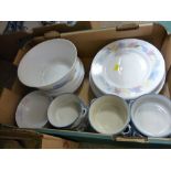Boxed quantity of modern dinnerware