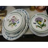 Parcel of Portmeirion 'Botanic Garden' plates, Staffs platters etc