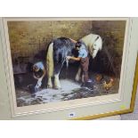 DAVID SHEPHERD limited edition (817/850) studio stamped print - 'Shampoo Time', signed in pencil, 43