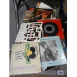 Collection of 45rpm records, numerous artists and dates
