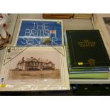 Golfing collectables including a 1986 book 'The Lytham Century', signed by Tony Nixon, Captain