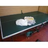 Kettler portable folding tabletennis table and accessories