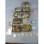Good collection of vintage coinage and collectable crowns, mainly British, some foreign including
