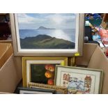 Quantity of framed pictures and prints