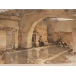 SIR WILLIAM RUSSELL FLINT limited edition (709/850) stamped print - Continental bathing scene, 53