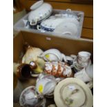 A parcel of mixed china & an antique Royal Doulton part dinner set Condition reports are provided on