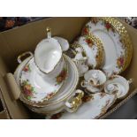 A quantity of Royal Albert 'Old Country Roses' tableware Condition reports are provided on request