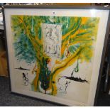 SALVADOR DALI limited edition (335/2000) Demart print, dated 1989 Condition reports are provided