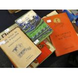 A parcel of books including 'The Wind in the Willows', 'D H Lawrence & The Body Mystical', 'The