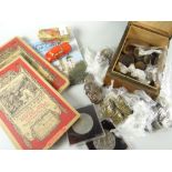 Parcel of loose coinage, two old ordnance survey maps ETC Condition reports are provided on