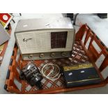 A Ferguson retro radio, a Dux Episcope & a small transistor radio Condition reports are provided