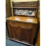 A vintage mahogany mirror-back chiffonier Condition reports are provided on request by email only