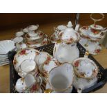 A quantity of Royal Albert 'Old Country Roses' teaware Condition reports are provided on request