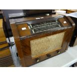 A Philips vintage veneer cased radio Condition reports are provided on request by email only for