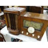 A circa 1930s vintage radio by RAP Ltd Condition reports are provided on request by email only for