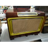 A Sobell model 717 veneer encased vintage radio Condition reports are provided on request by email