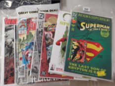 A parcel of comic books including Avengers & Superman Condition reports provided on request by email