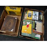 A quantity of golfing books & videos, a boxed Mini-Cine & an old Bible ETC Condition reports